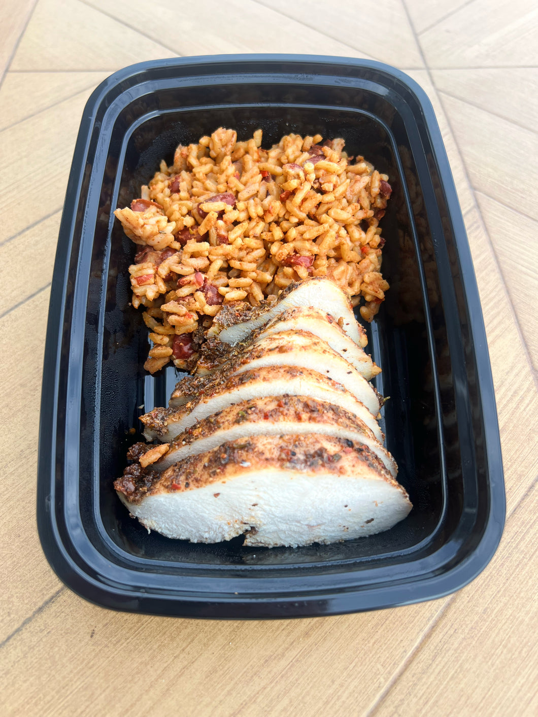 Jamaican Chicken with Red Beans and Rice