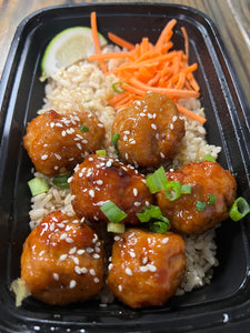 Sweet & Spicy Chicken Meatballs