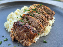 Meatloaf and Mashed Potatoes with Green Beans