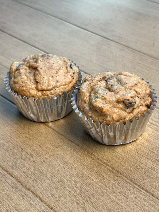 Peanut Butter Chocolate Chip Protein Muffins