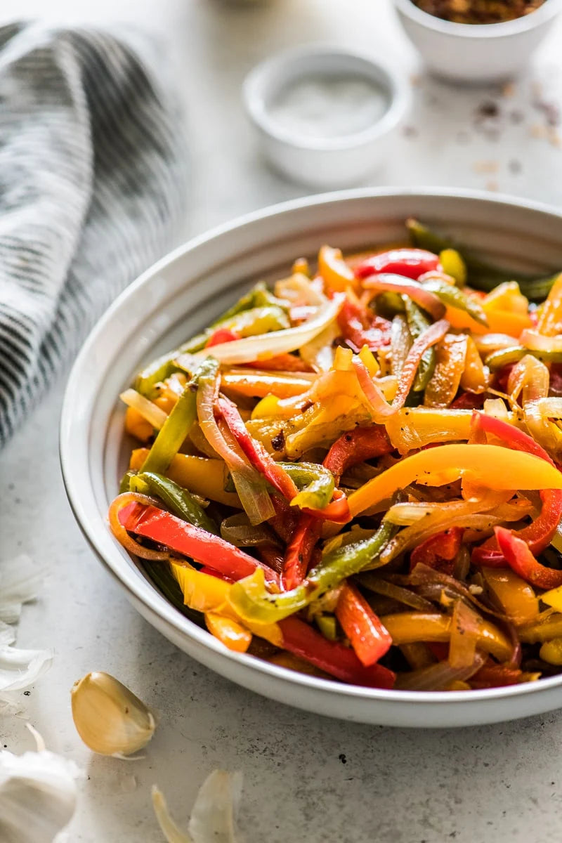 Roasted Onions and Peppers (Seasoned)